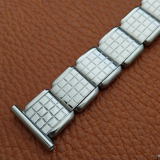 20mm Wire-Lug Stainless Steel 1960s Classic Stretch Unused Vintage Watch Band