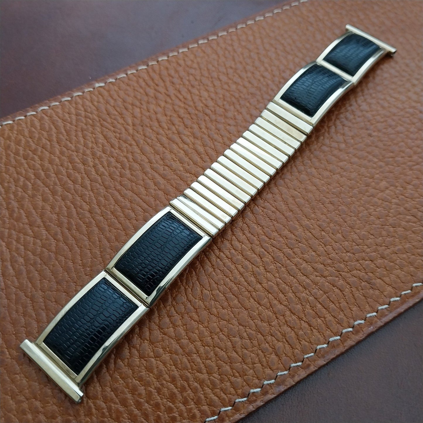Vintage 16mm 17mm 1958 Speidel Maraca Gold-Fill Unused Classic Watch Band