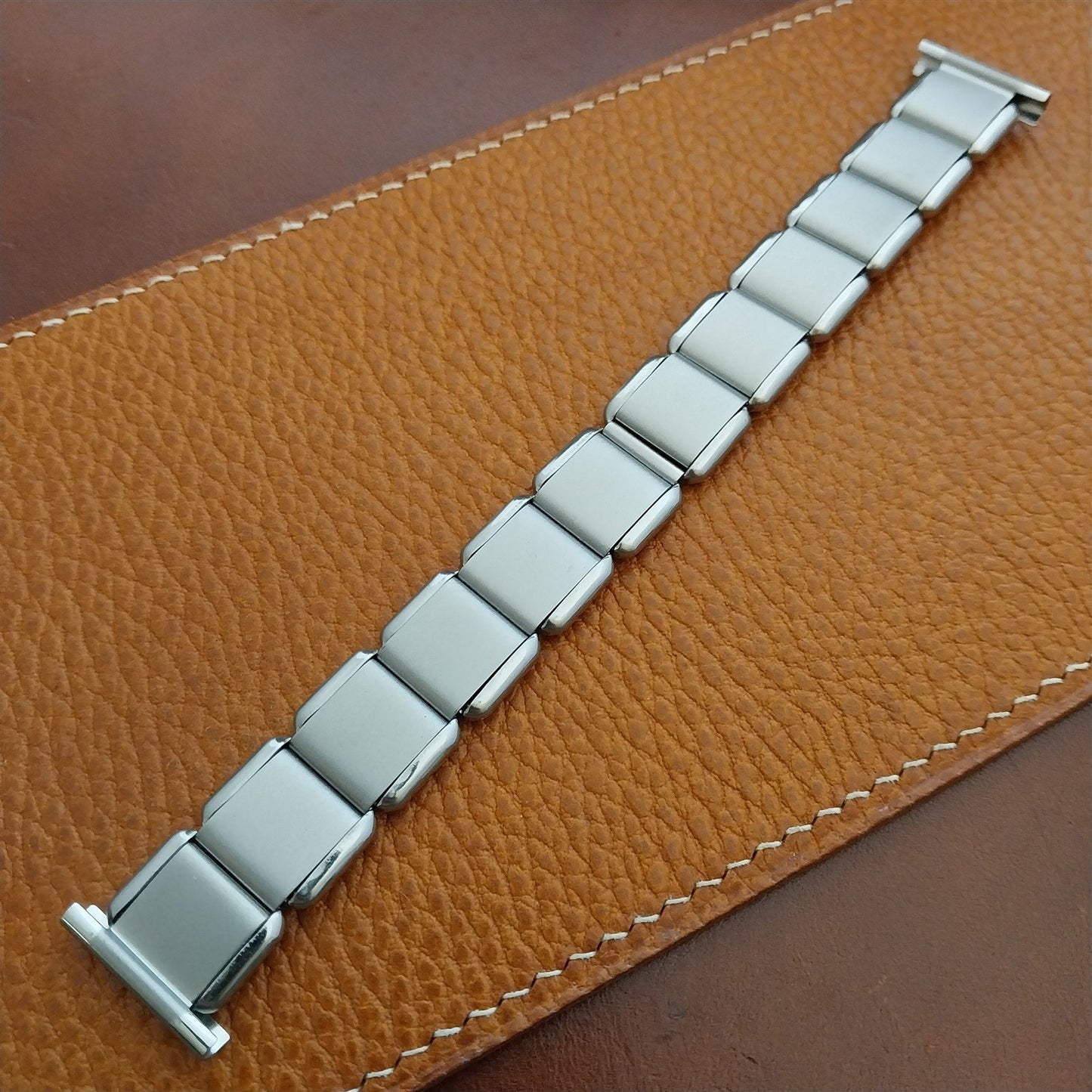20mm 19mm 18mm Wire Lug Stainless Steel Elgoflex German 1960s Vintage Watch Band