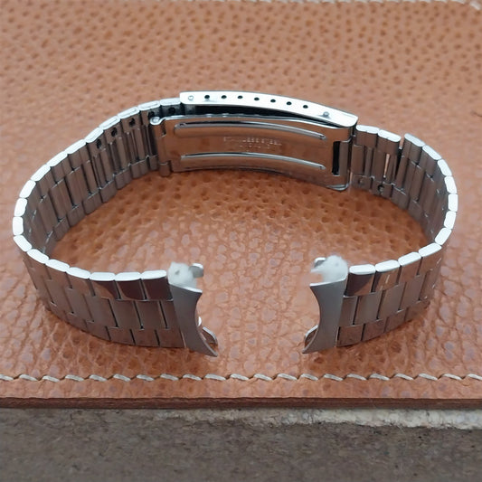 Vintage 18mm Stainless Steel Classic Unused Watch Band