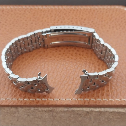 18mm Stainless Steel Deployment 1970s Unused nos Vintage Watch Band