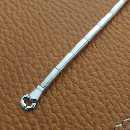 White Gold-Fill Ladies Expansion JB Champion 1950s Vintage Cocktail Watch Band