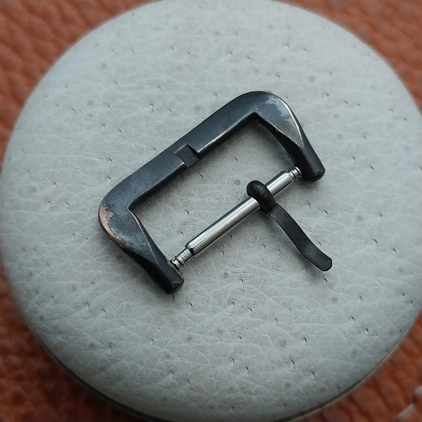 16mm Patina Brass Vintage Tropic Unused 1960s Dive Watch Strap Buckle