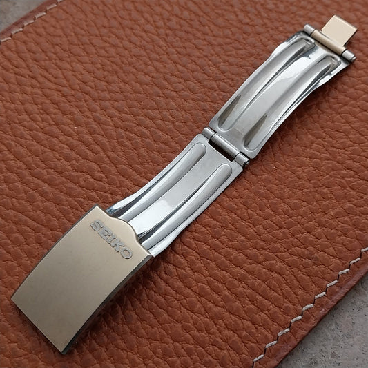 Seiko Gold-Tone & Stainless Clasp Unused Watch Band Buckle