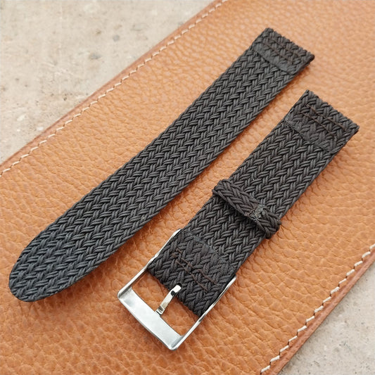 20mm Eulit Palma Pacific Braided Perlon Two-Piece Field Watch Strap