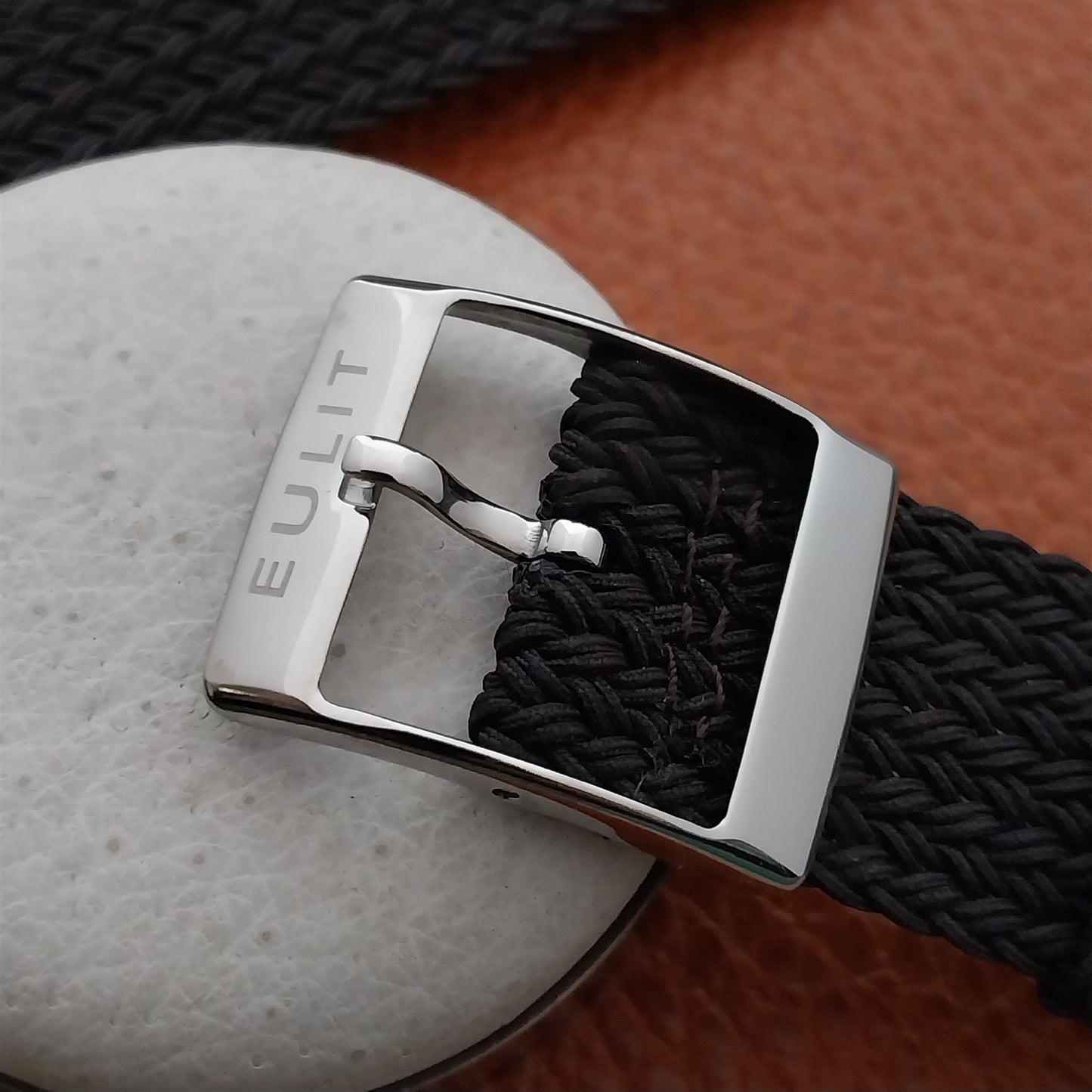 20mm Eulit Palma Pacific Braided Perlon Two-Piece Field Watch Strap