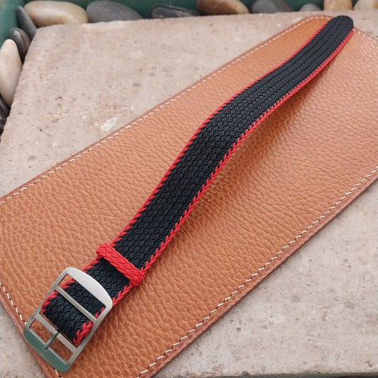 20mm Eulit Atlantic Braided Perlon Single Pass Field Watch Strap