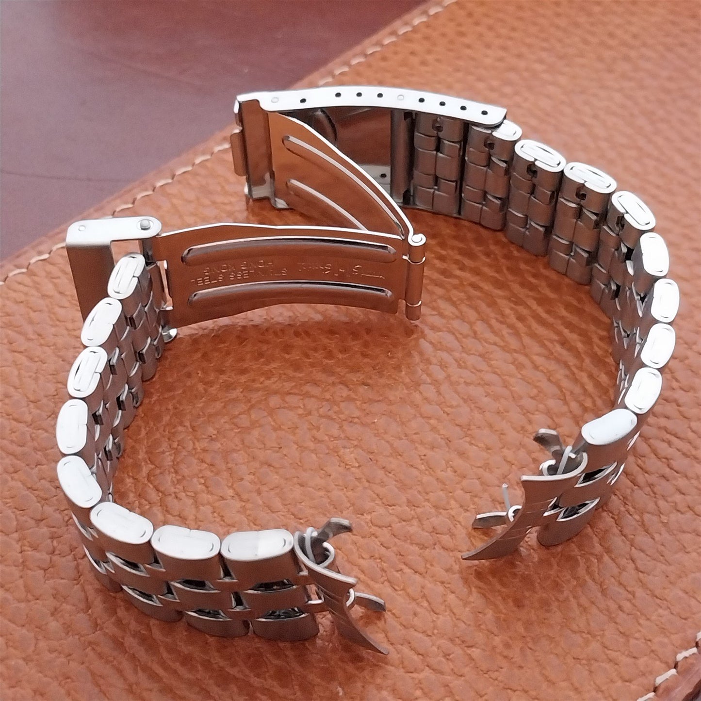22mm Speidel Hirsch Stainless Steel Watch Band