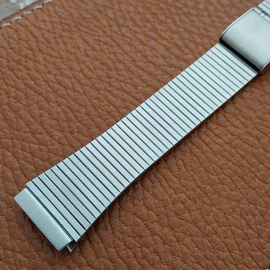 Vintage Special Fit 2-Piece Stainless Steel 18mm Unused Classic Watch Band
