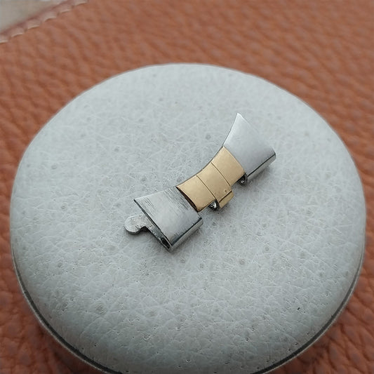 1984 Rolex Jubilee 450 19mm End Link Yellow Gold & Stainless Steel