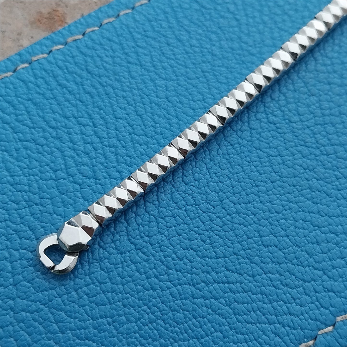 White Gold-Filled Ladies JB Champion Expansion 50s Vintage Cocktail Watch Band