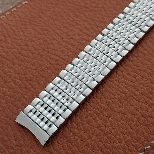 Vintage 17.2m 60s Baldwin Stainless Classic Stretch Unused Watch Band
