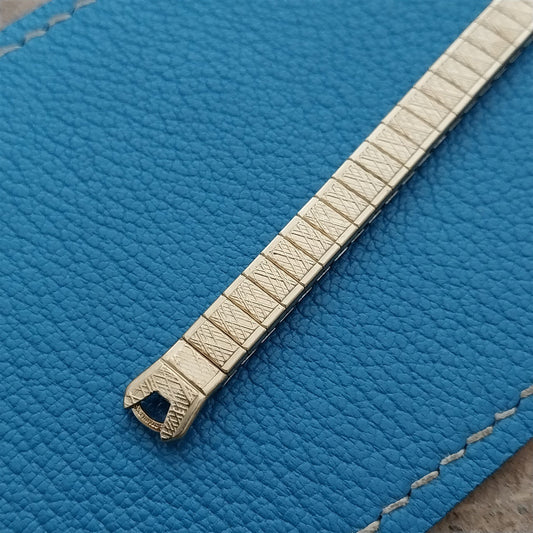 Yellow Gold-Filled Speidel Twiston Unused 1970s Vintage Cocktail Watch Band