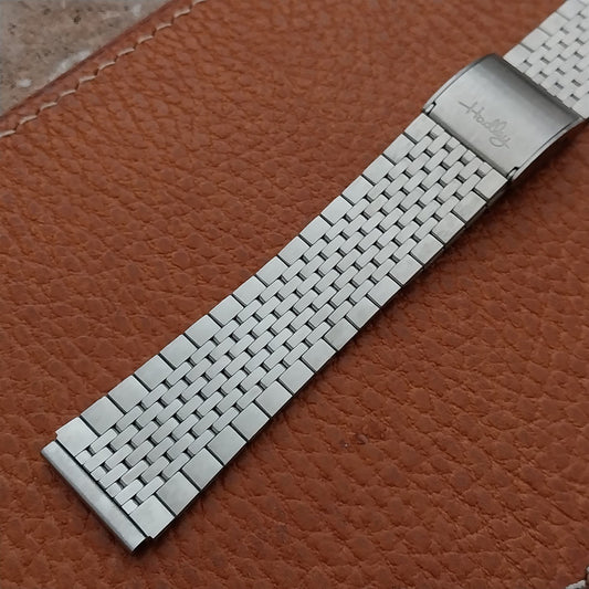 Vintage Hadley Flared 18mm Stainless Steel Unused Classic Watch Band