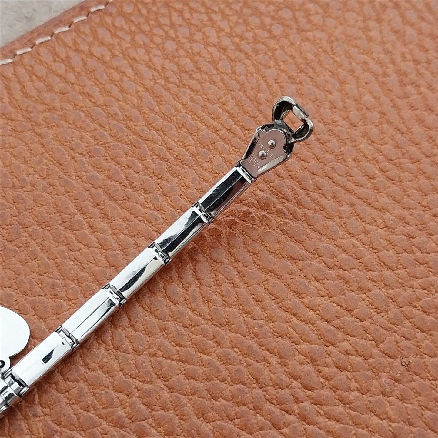 White Gold-Fill Ladies Gemex Sweetheart 1950s Vintage Cocktail Watch Band