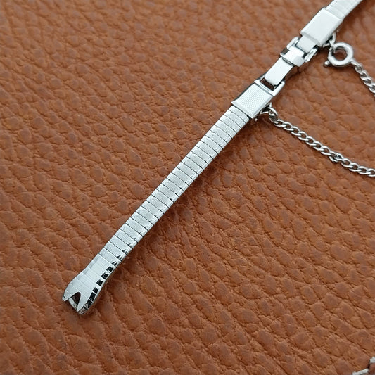 50s Vintage Ladies Short White Gold-Fill JB Champion Unused Cocktail Watch Band