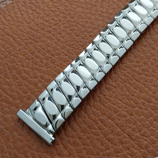 18mm 19mm 1950s Stainless Steel Expansion Bellavance nos Vintage Watch Band