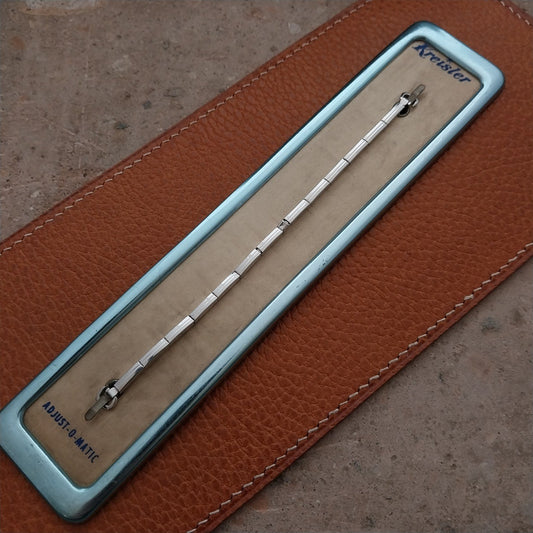 Vintage 1960s Kreisler White Gold Filled Ladies Unused Cocktail Watch Band