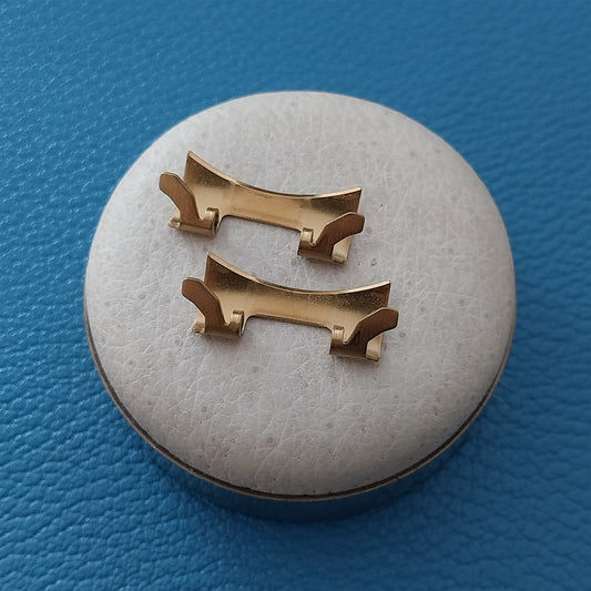 Invicta 8930 Pro Diver 20mm Gold Tone Watch Band End Links