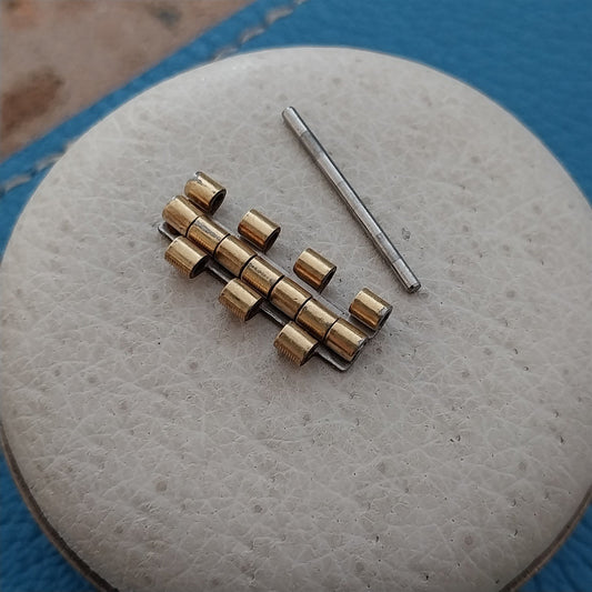 2 Gold Tone NSA Novavit Rado Vintage Watch Band Links