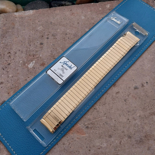 17mm 18mm 19mm 20mm Hirsch Speidel Gold Tone Unused Watch Band