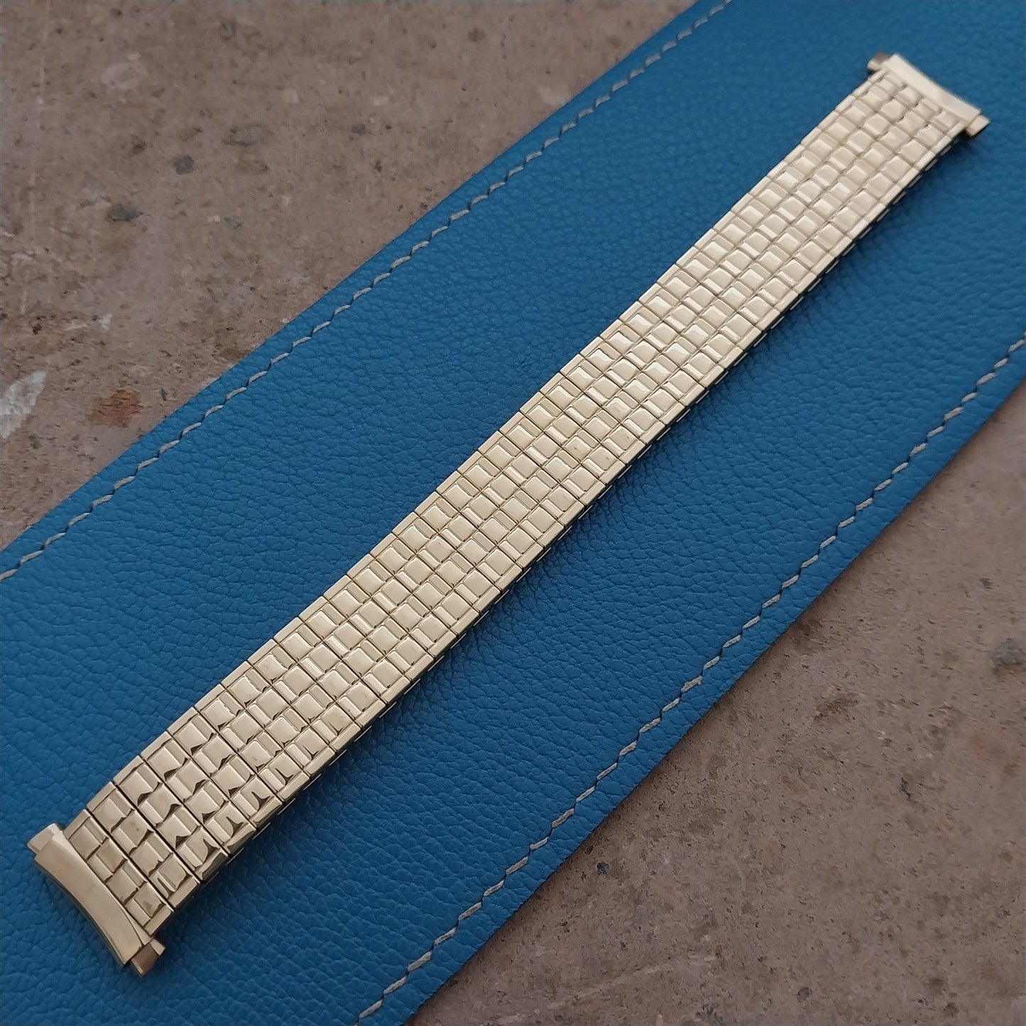 16mm 17mm 18mm 19mm Hirsch Speidel Gold Tone Unused Watch Band