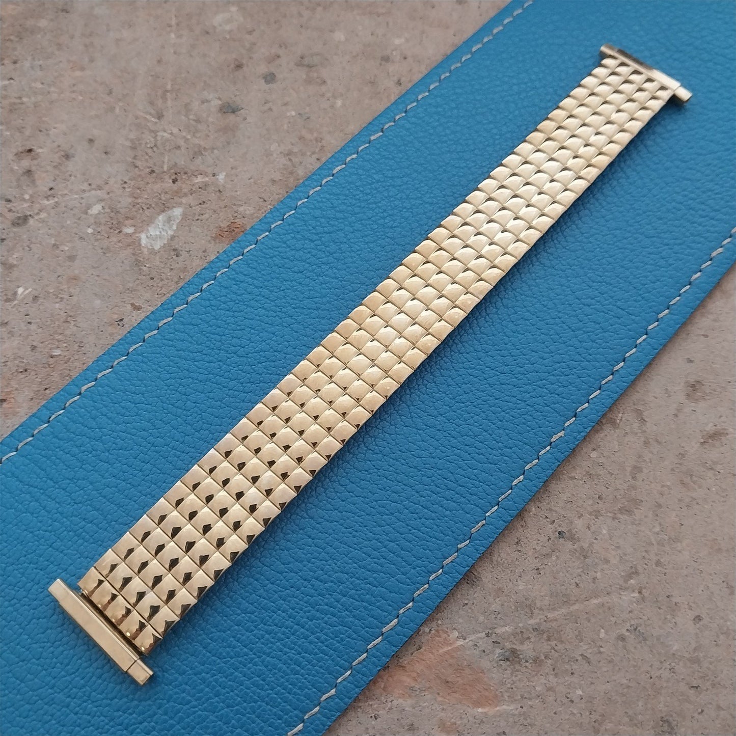 17mm 18mm 20mm 22mm Hirsch Speidel Gold Tone Unused Watch Band