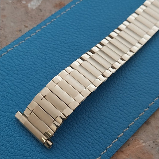 20mm 18mm 17mm Speidel Hirsch Gold Tone Unused Vintage Watch Band