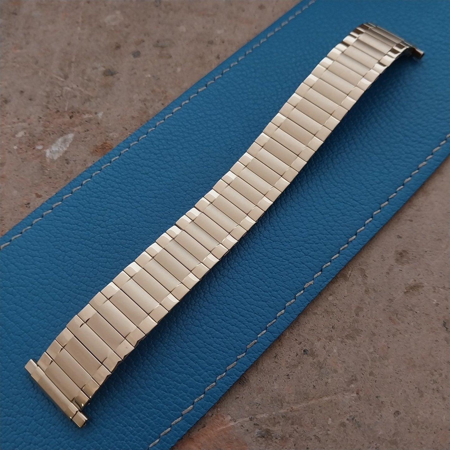 20mm 18mm 17mm Speidel Hirsch Gold Tone Unused Vintage Watch Band