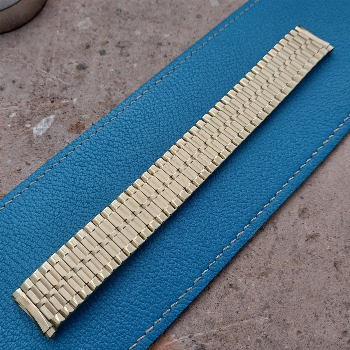 17mm 18mm 19mm 20mm Hirsch Speidel Gold Tone Unused Watch Band