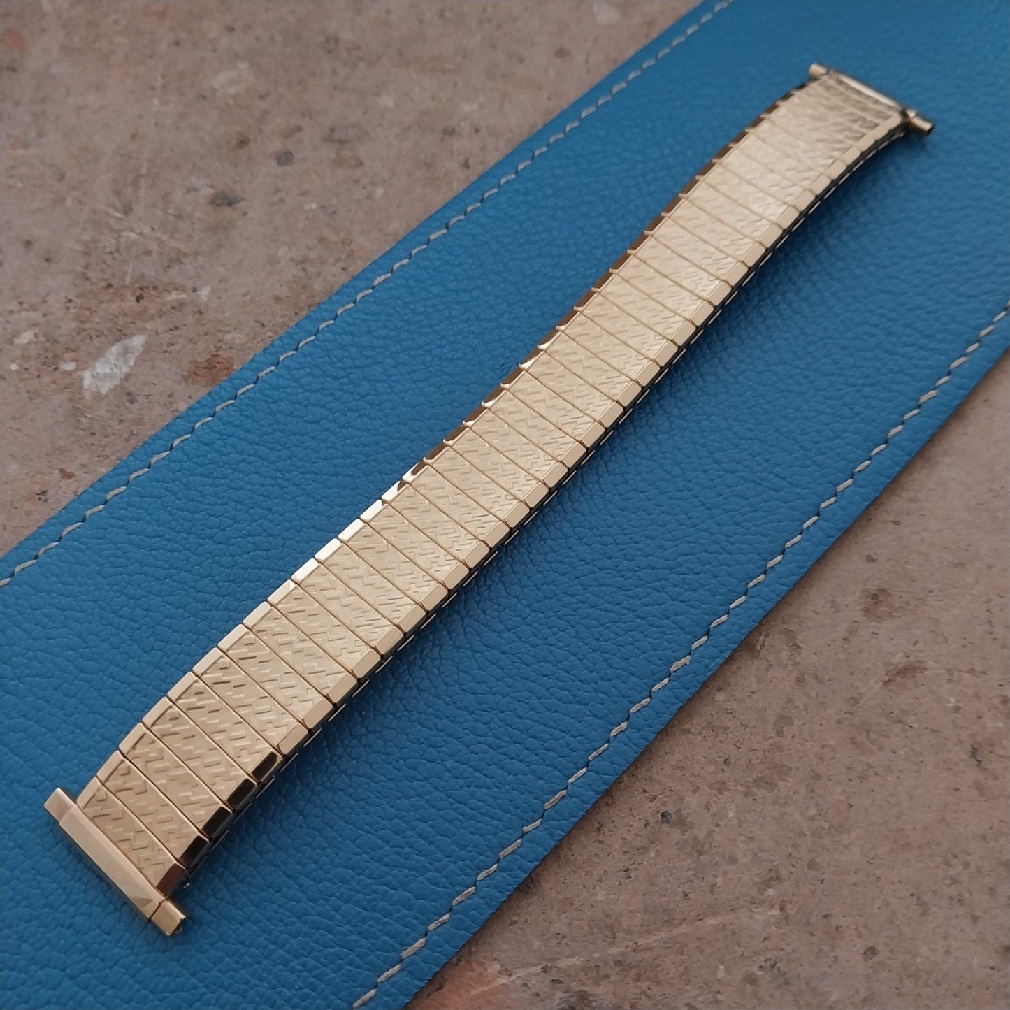 16mm 17mm 18mm 20mm Hirsch Speidel Fairway Gold Tone Unused Watch Band