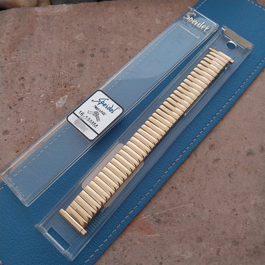 16mm 17mm 18mm 20mm Hirsch Speidel Gold Tone Unused Watch Band