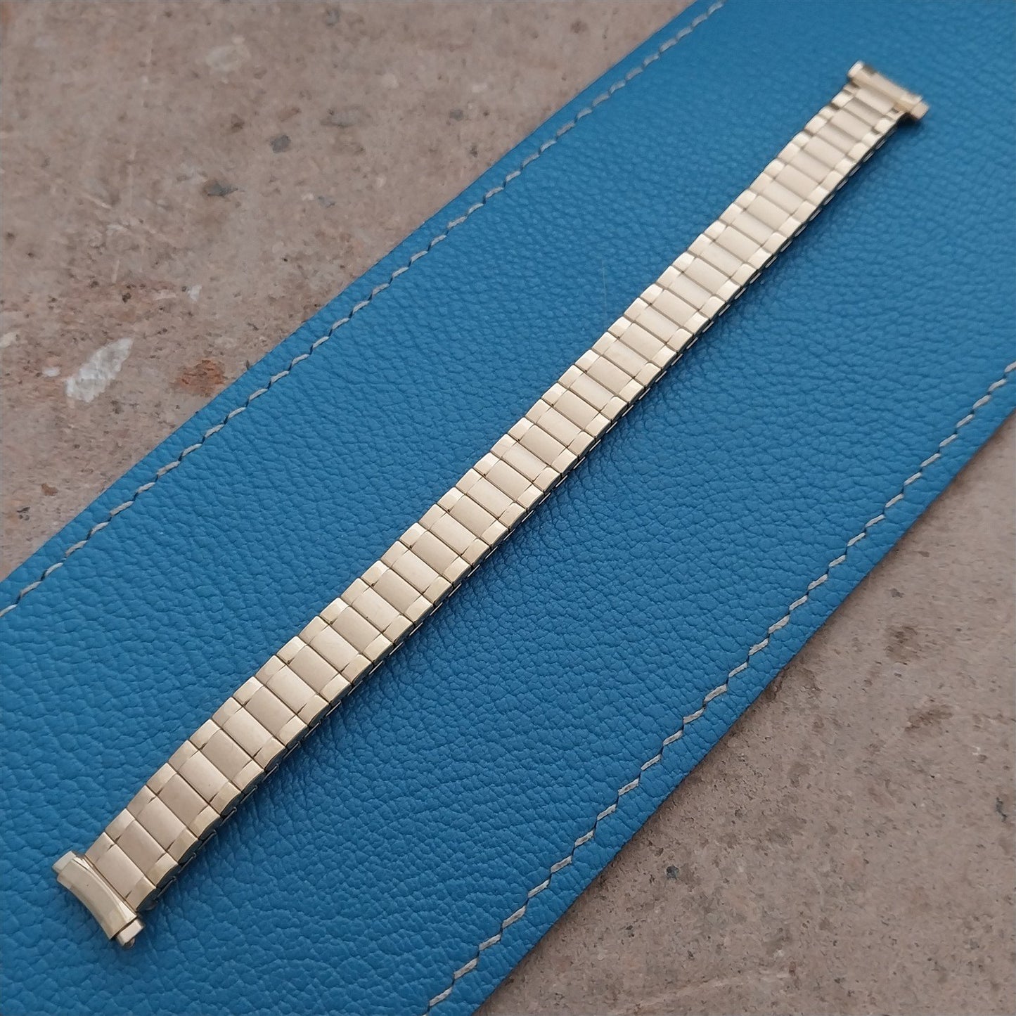 Speidel Hirsch Gold Tone 10mm 12mm 13mm Twistoflex Expansion Watch Band