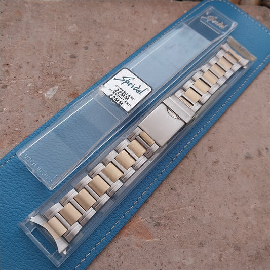 1990s Vintage Speidel Stainless 22mm Unused Classic Watch Band