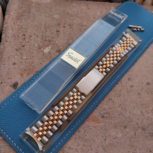 20mm Speidel Stainless Steel & Gold Tone Jubilee Unused Watch Band