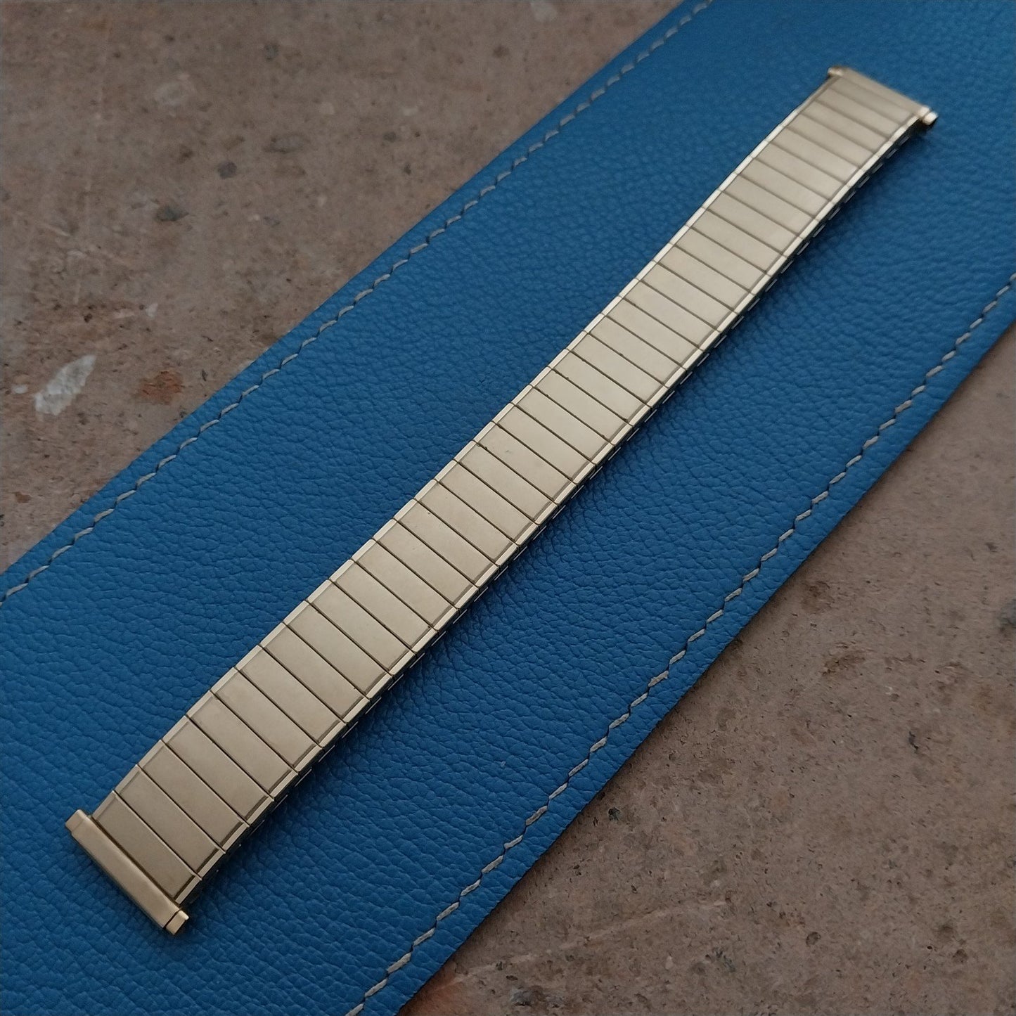 1970s Vintage 19mm 18mm 16m Yellow Gold RGP Speidel Expansion Unused Watch Band