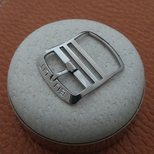 18mm Eulit Stainless Steel Buckle for Single-Pass Watch Straps
