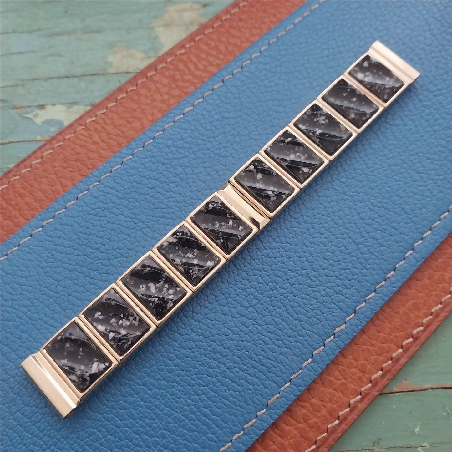 Vintage 5/8" Gold-Fill Gemex Monte Carlo Unused Classic 1950s NOS Watch Band