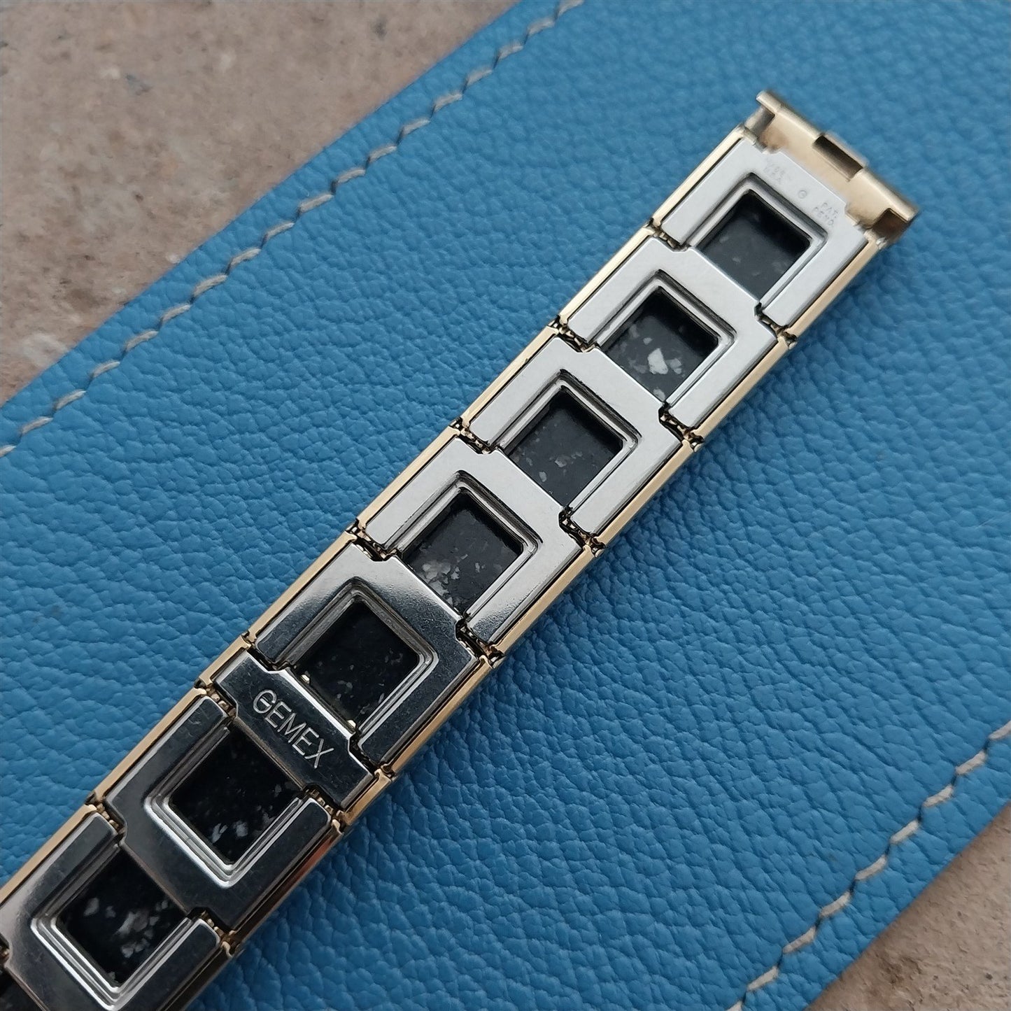 Vintage 5/8" Gold-Fill Gemex Monte Carlo Unused Classic 1950s NOS Watch Band