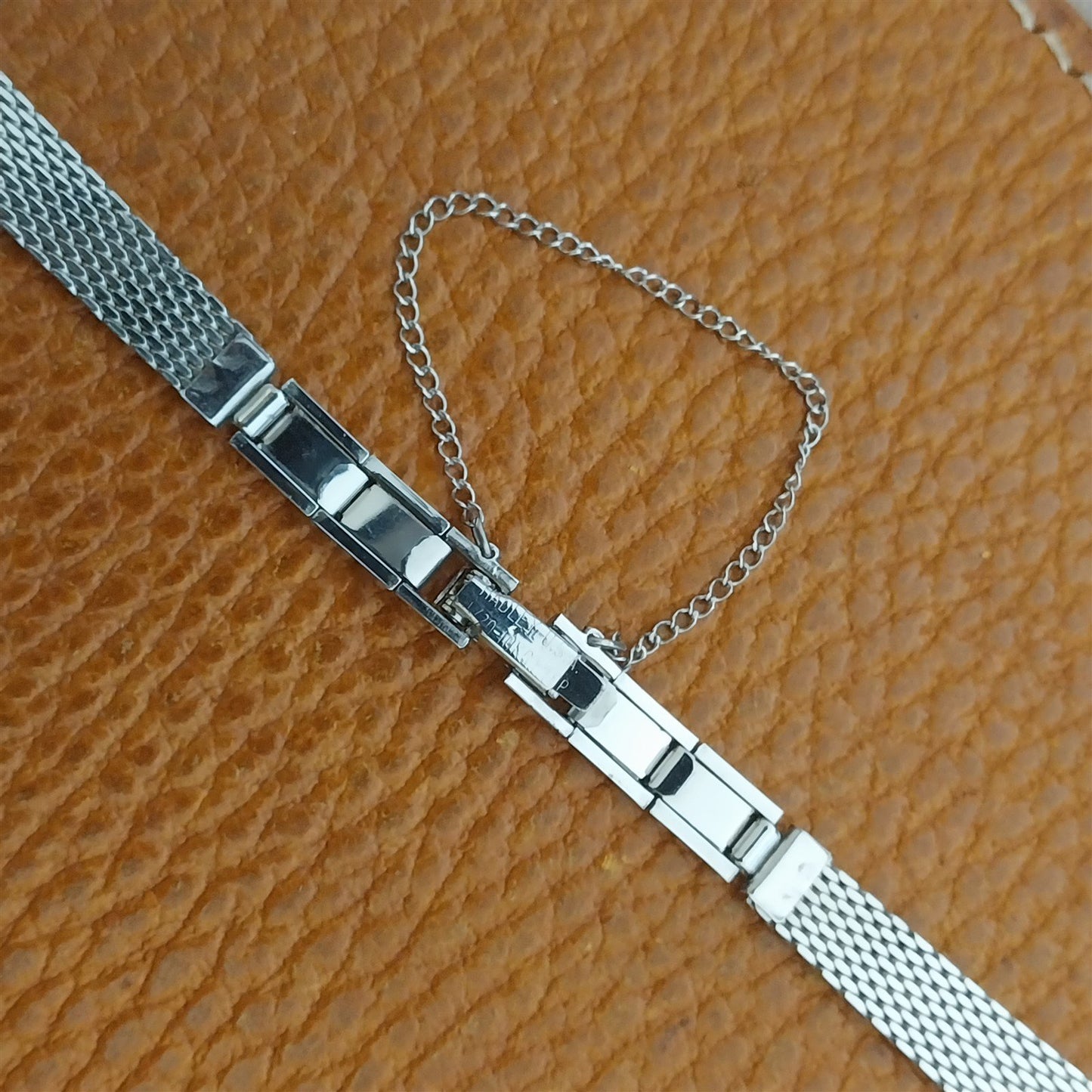 Classic Hadley White Gold RGP Mesh Ladies Vintage Cocktail Watch Band