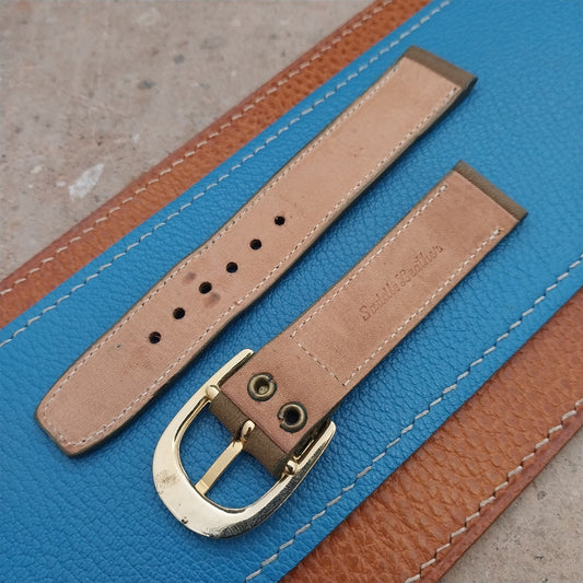 18mm Kimtron Green Calf NOS 1970s MOD Vintage Watch Band