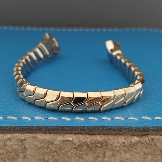 1947 Vintage Ladies Yellow Gold-Filled Speidel Unused Cocktail Watch Band