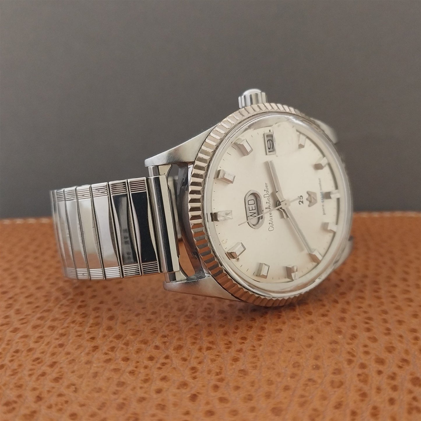 JB Champion NOS Stainless Steel Expansion 1970s Watch Band 18mm 19mm 20mm 21mm