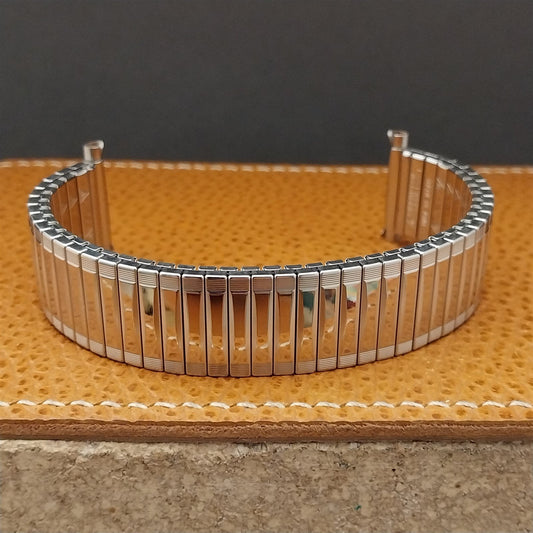 JB Champion NOS Stainless Steel Expansion 1970s Watch Band 18mm 19mm 20mm 21mm