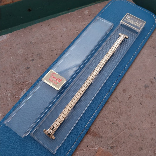 Vintage 10mm 11mm 12mm Ladies Speidel Gold Tone Unused Watch Band