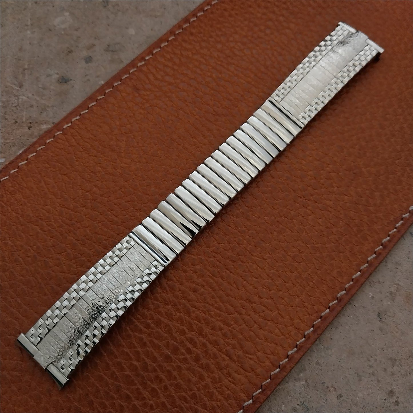 Vintage Stainless Steel JB Champion 17mm 18mm 19mm 1960s Unused Watch Band