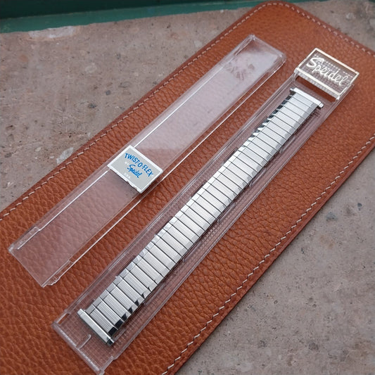 Dexter Morgan Speidel Aquarius Stainless Steel 1970s nos Vintage Watch Band