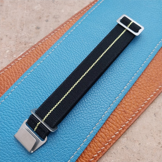 18mm Marine Nationale MN Parachute Elastic Field Watch Strap