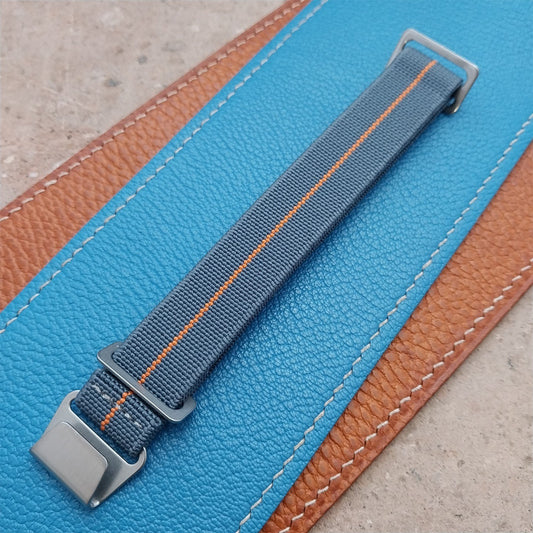 18mm Marine Nationale MN Parachute Elastic Field Watch Strap