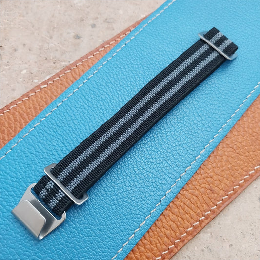 18mm Marine Nationale MN Parachute Elastic Field Watch Strap